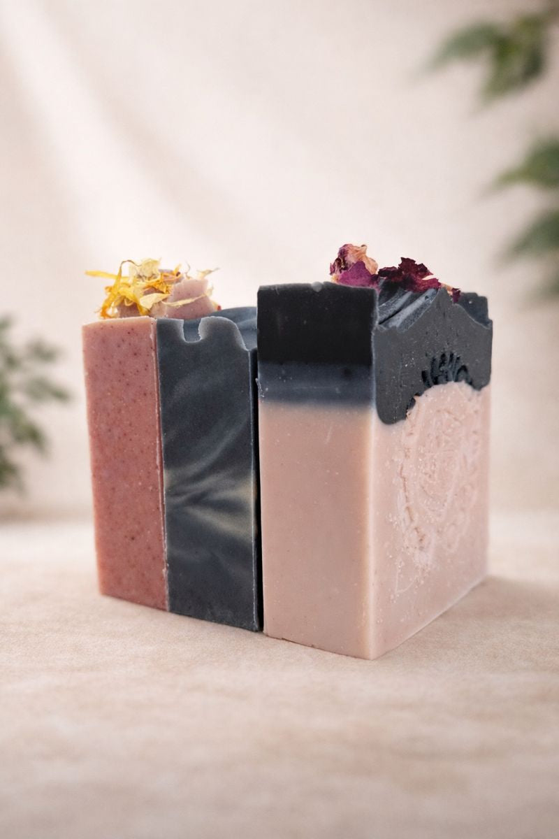 Complete Bestseller Soap Bundle – 3 Bars, Dish & Saver Bag