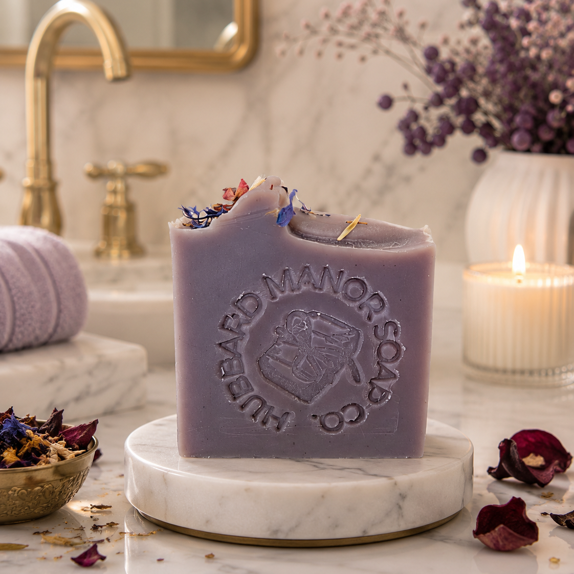 Velvet Berry Artisan Soap Bar | Blackberry, Raspberry & Peony