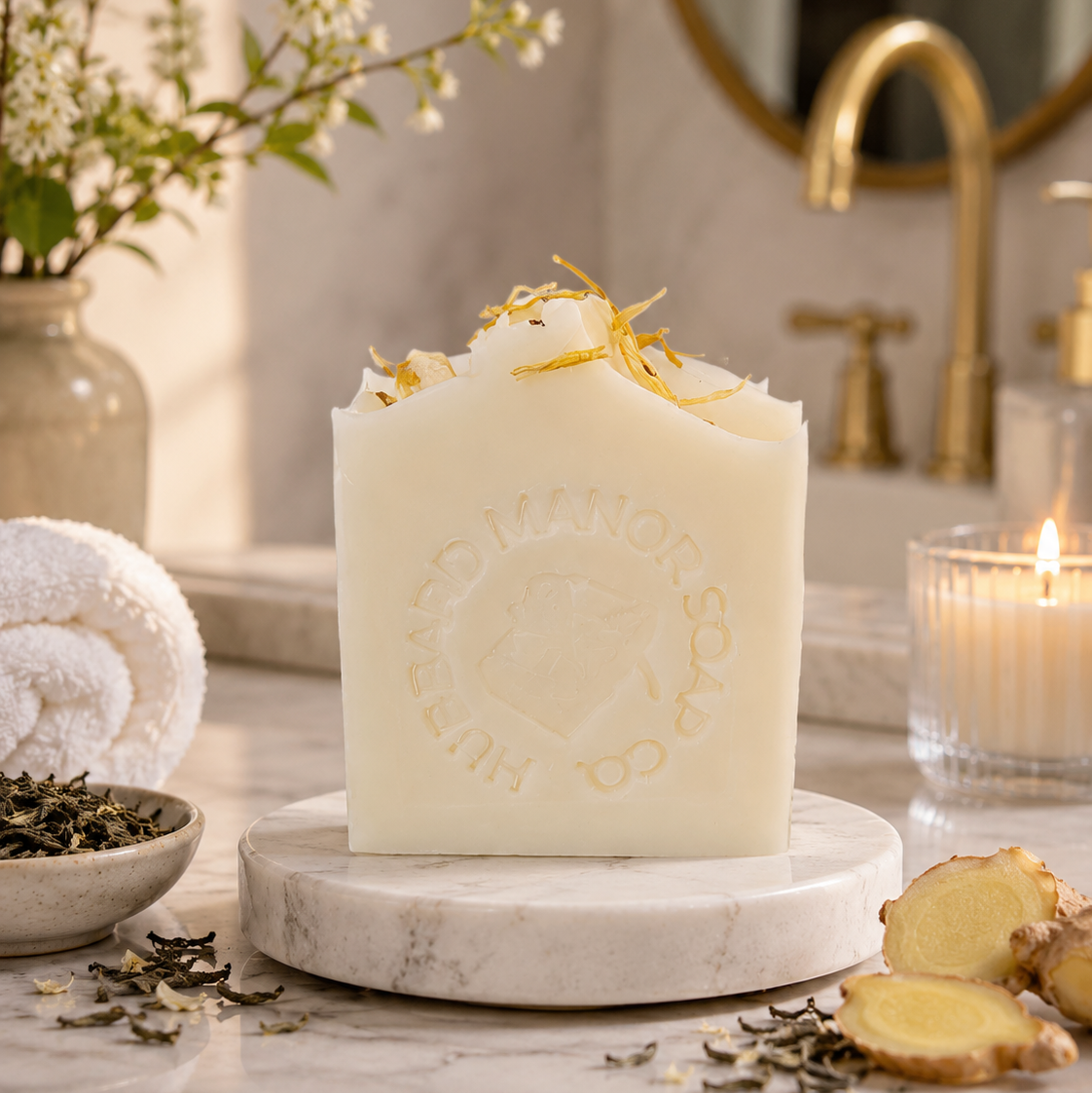 White Tea & Ginger Artisan Soap Bar